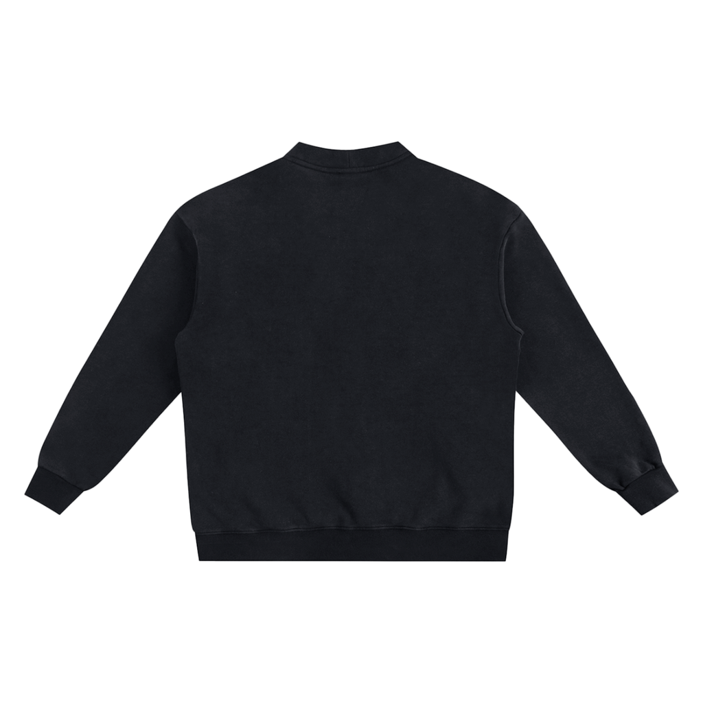 Snow Washed Sweat Cardigan(RUNS 1 SIZE SMALL)