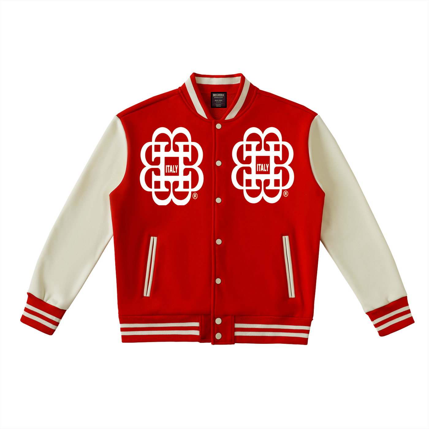 BB Two-Tone Fleeced Varsity Jacket