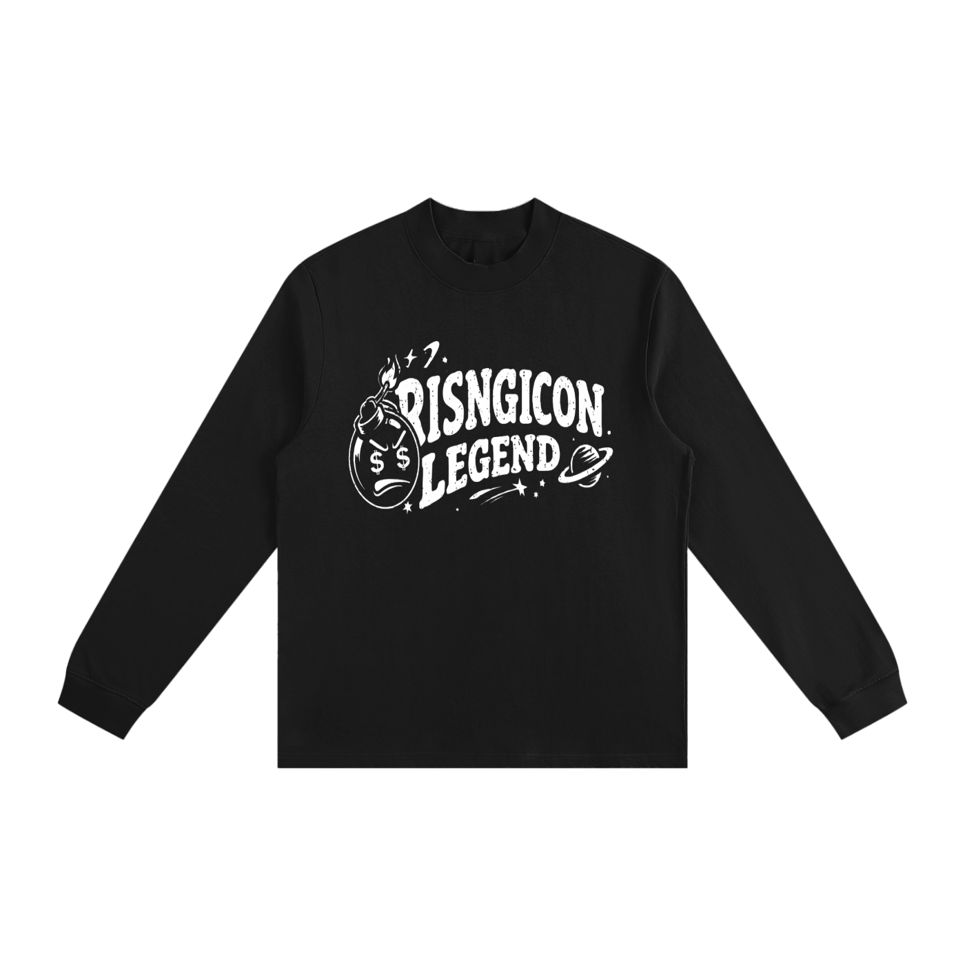 REIGN VISION LOGO Mock Neck Sweatshirt