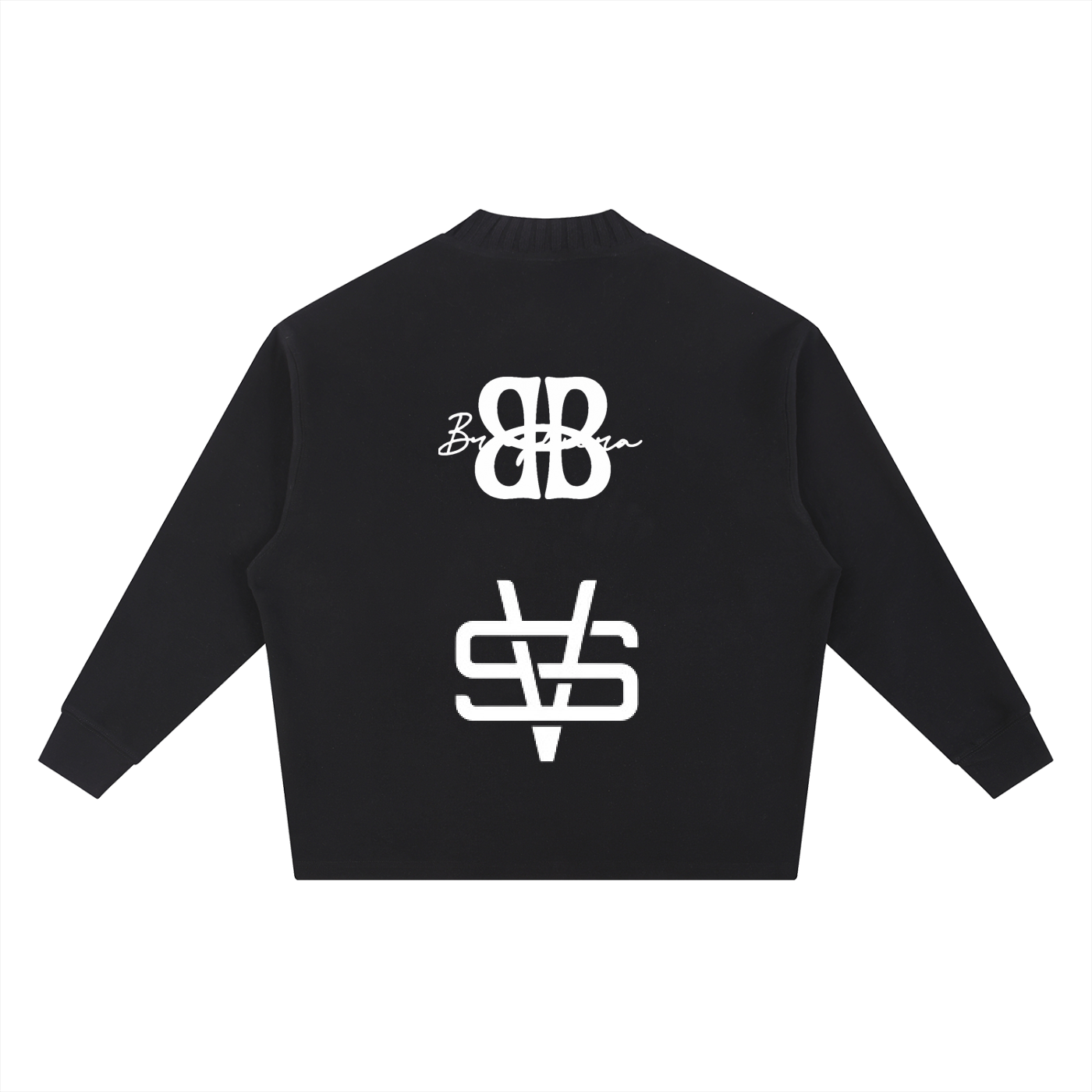 SAINT VERNONA Knitted Round Neck Oversize Sweatshirt