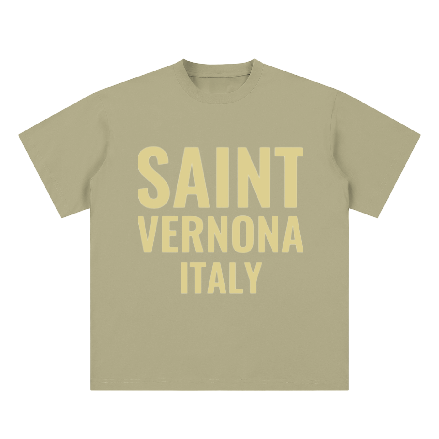 SAINT VERNONA Sueded Cotton T-shirt