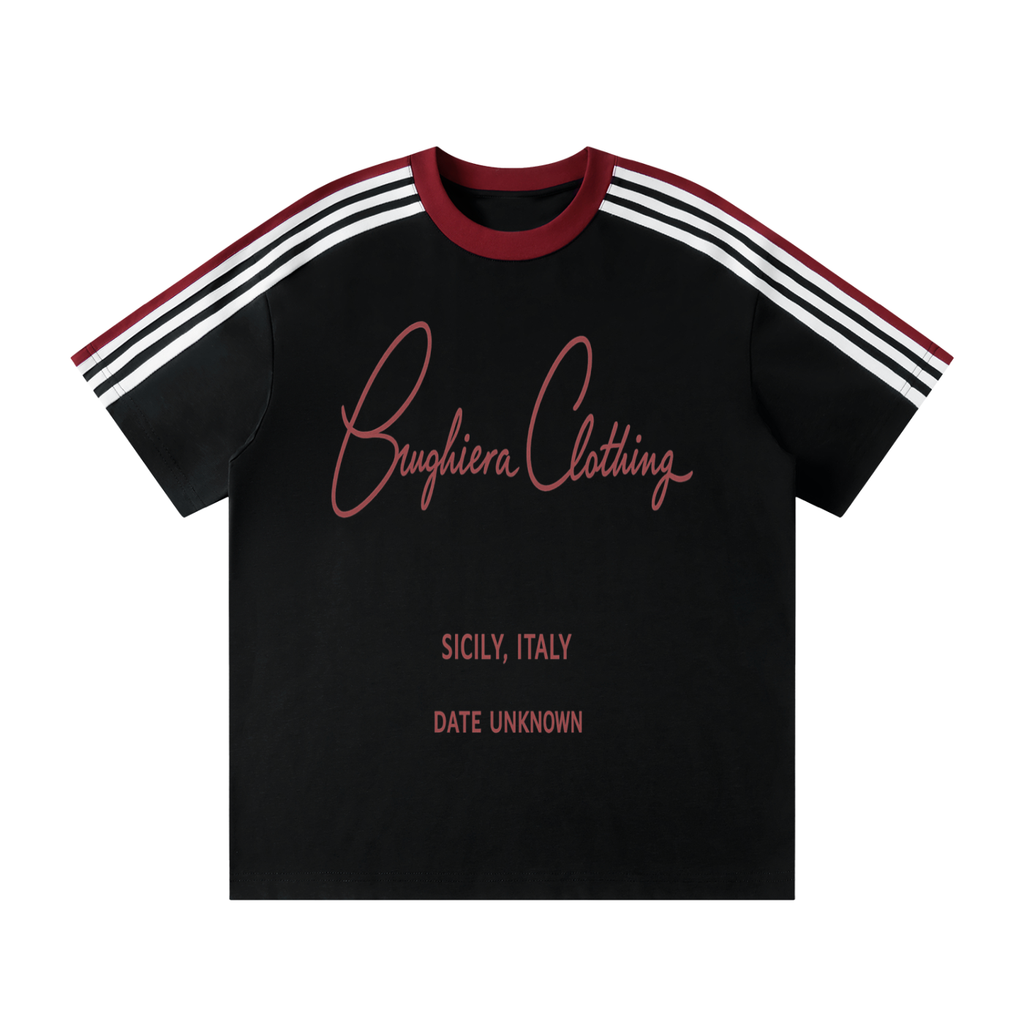 Unisex Colorblock Striped T-Shirt