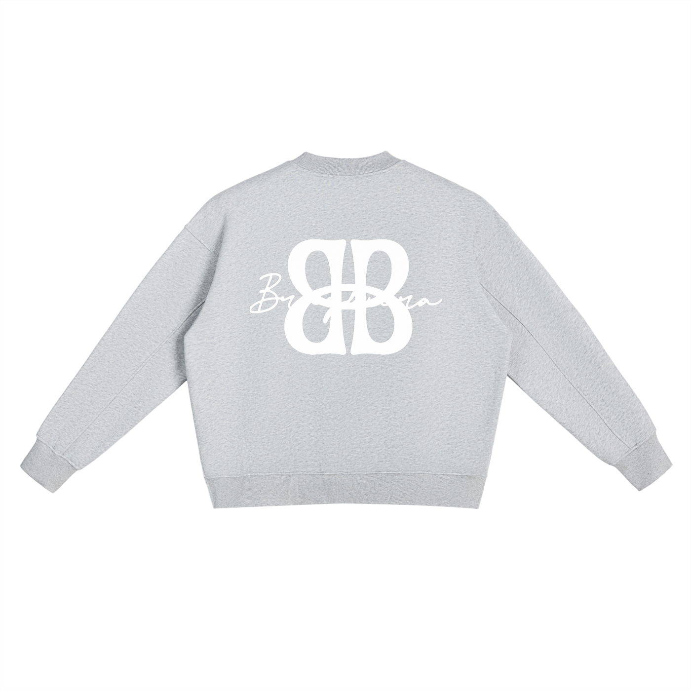 RUNNING COUGAR LOGO Fleece Side Slit Crewneck Sweatshirt