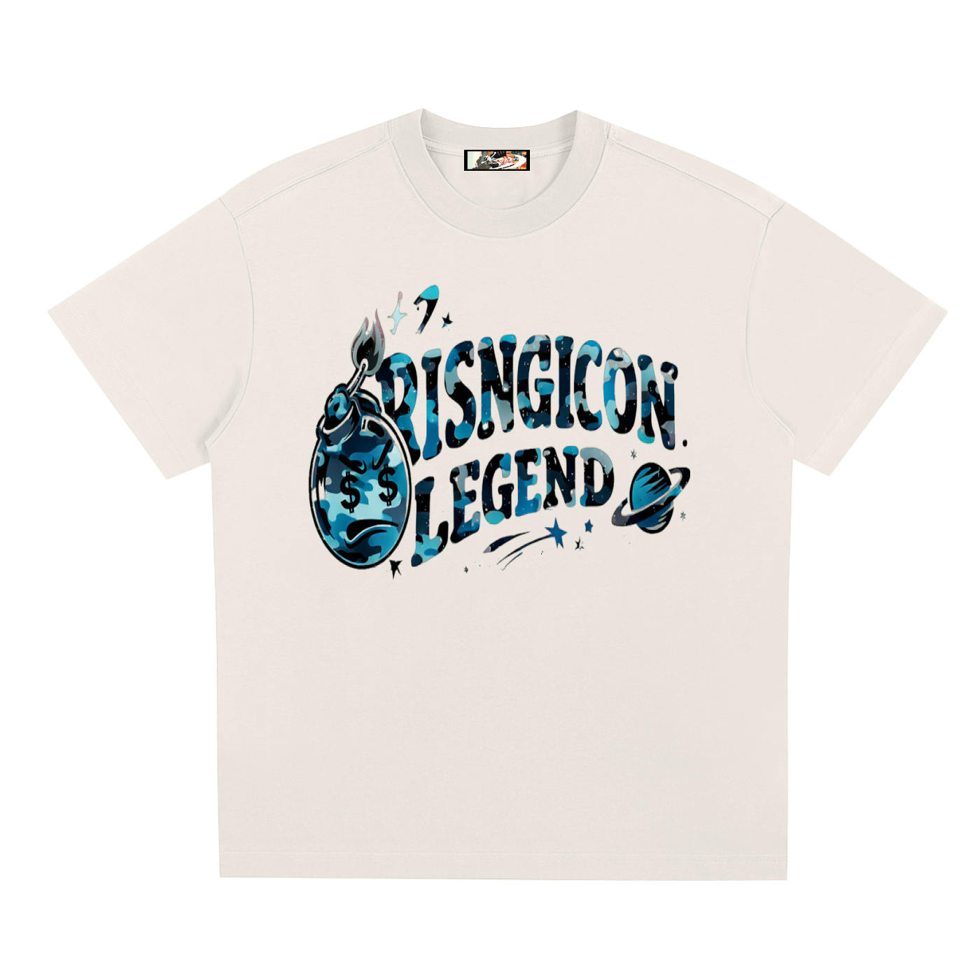 BLUE CAMO REIGN VISION ALTERNATIVE LOGO