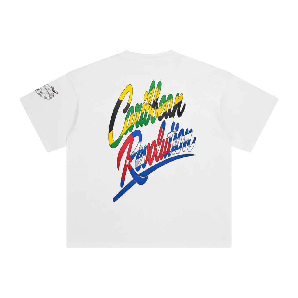 CARIBBEAN REVOLUTION Enzyme Washed T-Shirt