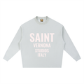 Knitted Round Neck Oversize Sweatshirt