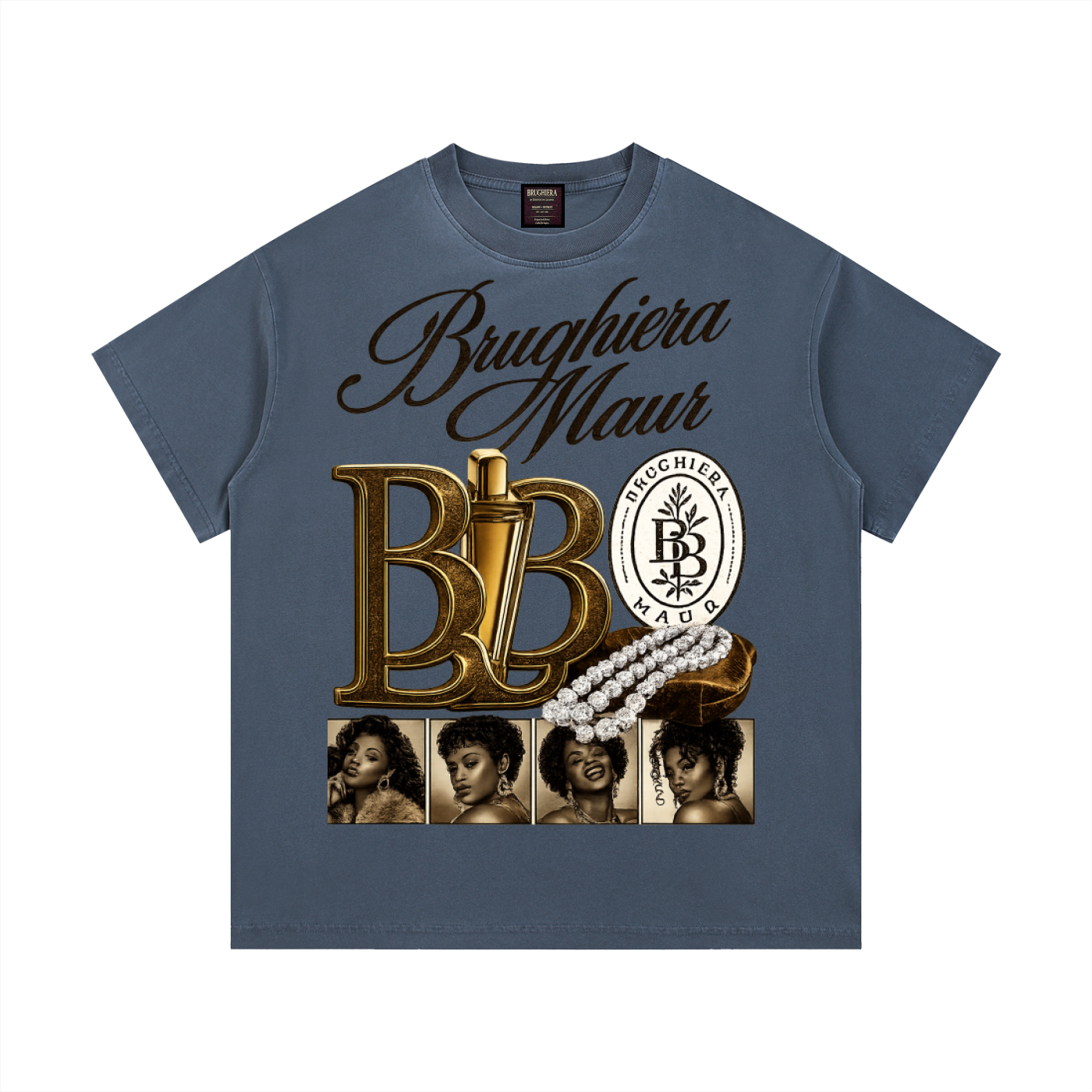 MAUR Vintage Wash Cotton T-Shirt