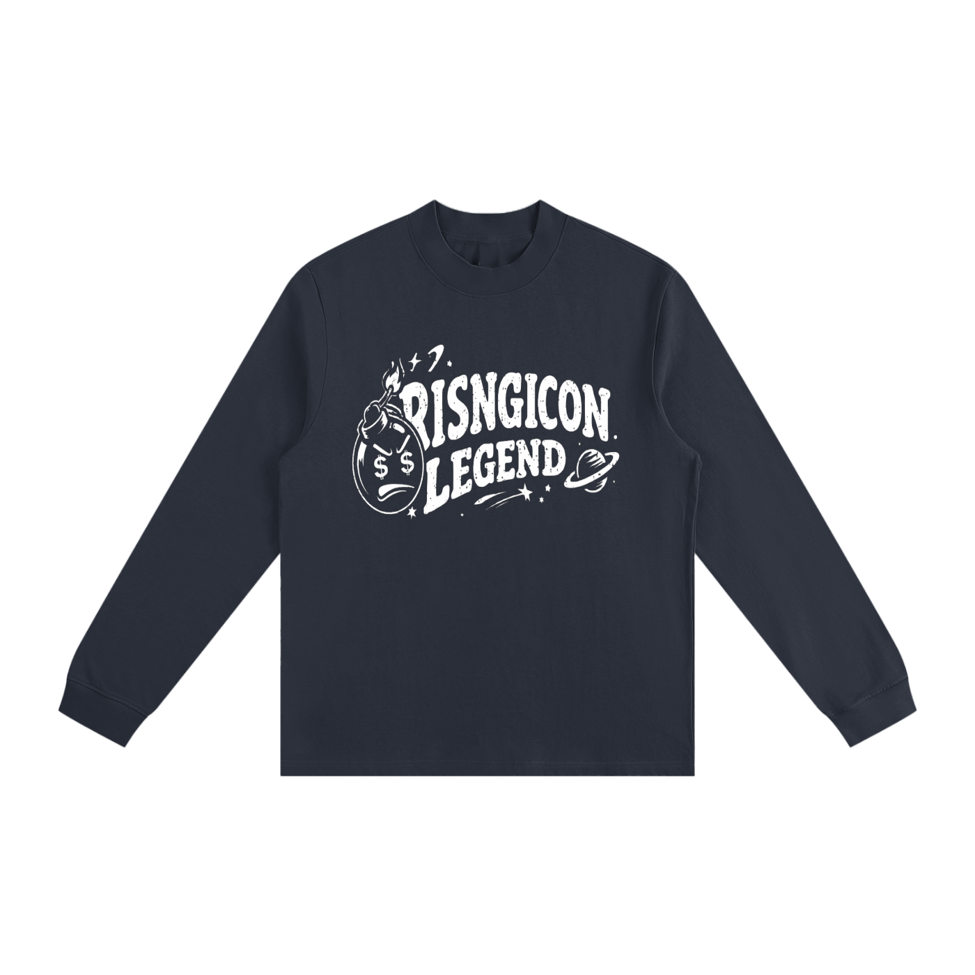 REIGN VISION LOGO Mock Neck Sweatshirt