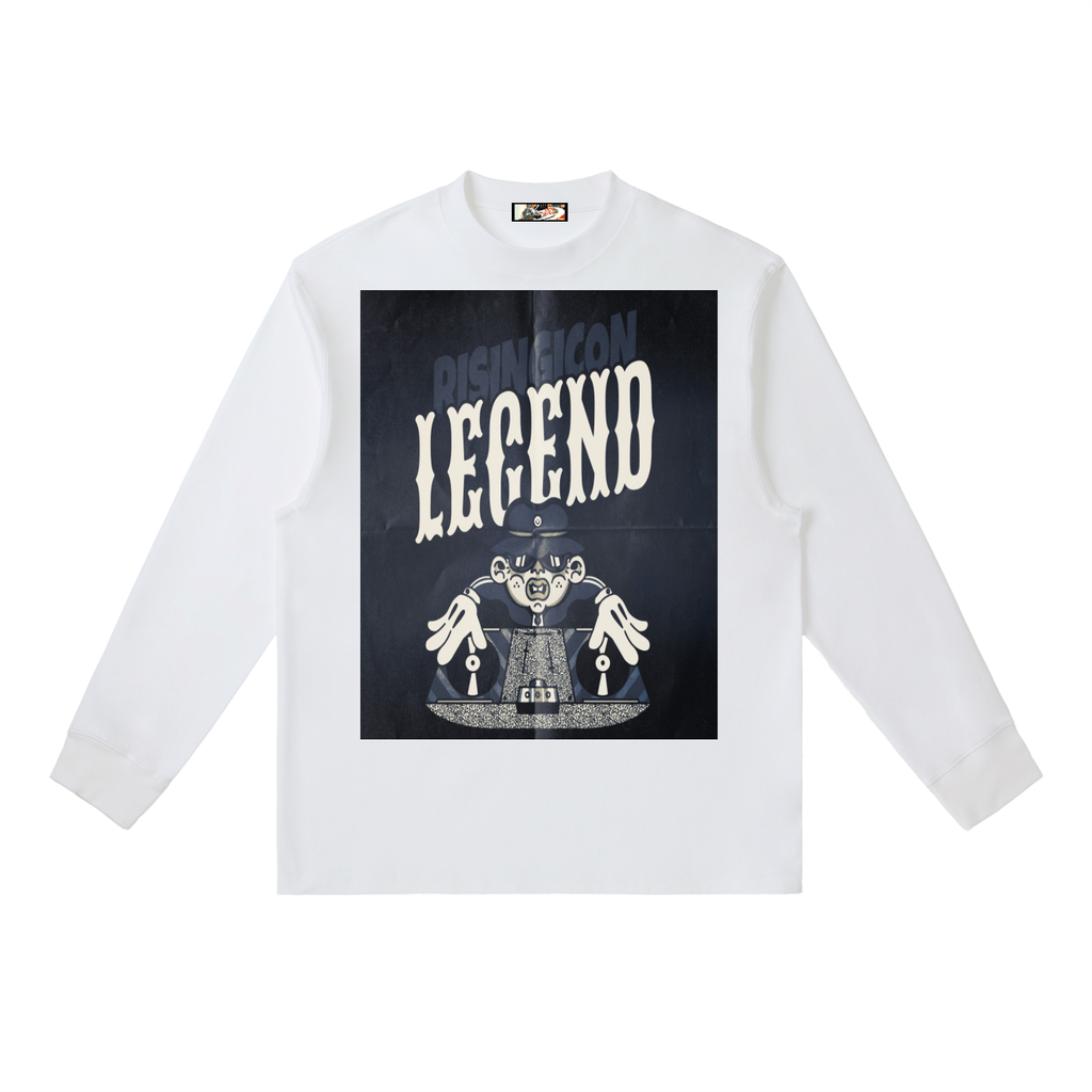HIP HOP HOMAGE Crewneck Long-Sleeve T-Shirt