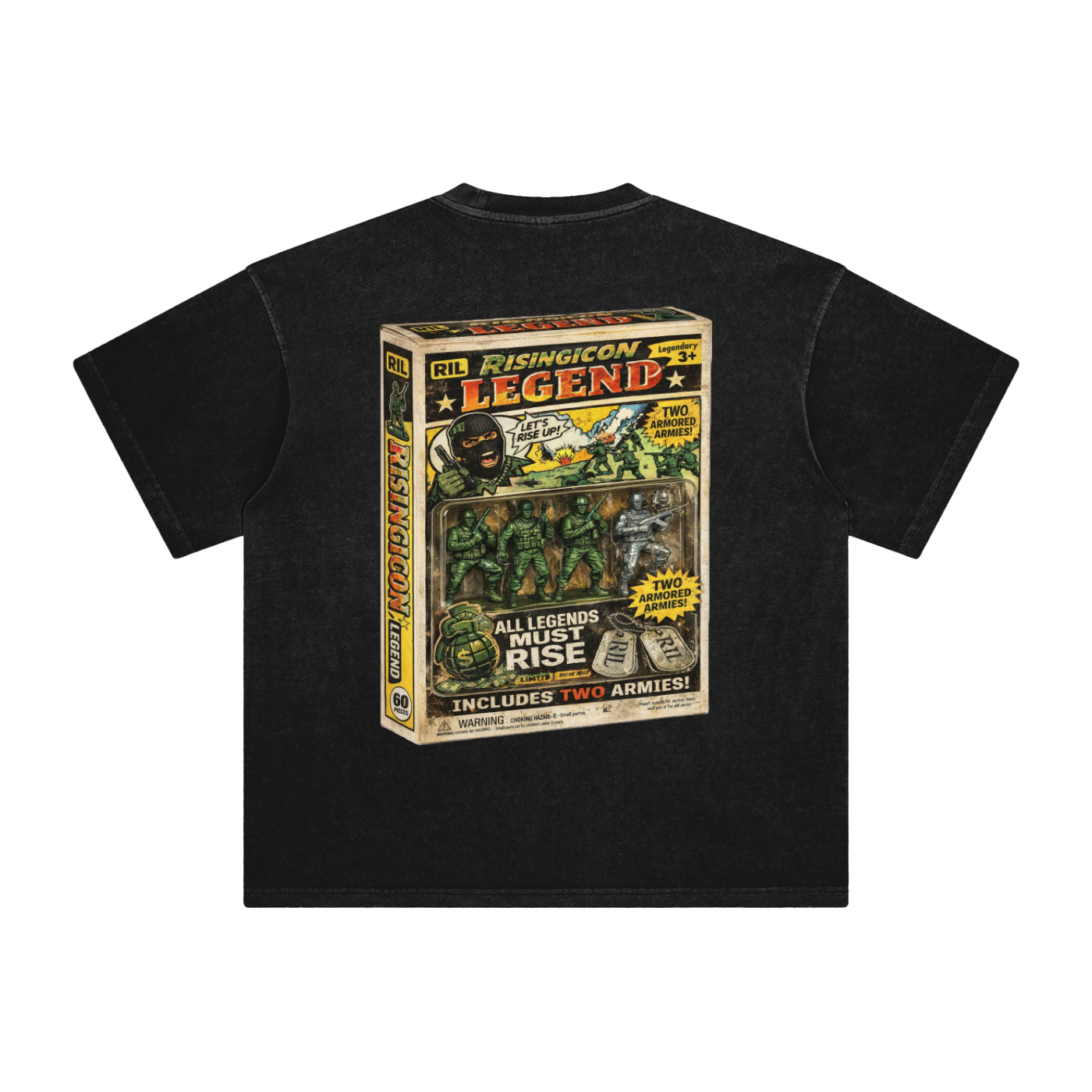 TOY SOLDIERS VINTAGE Enzyme Washed T-Shirt