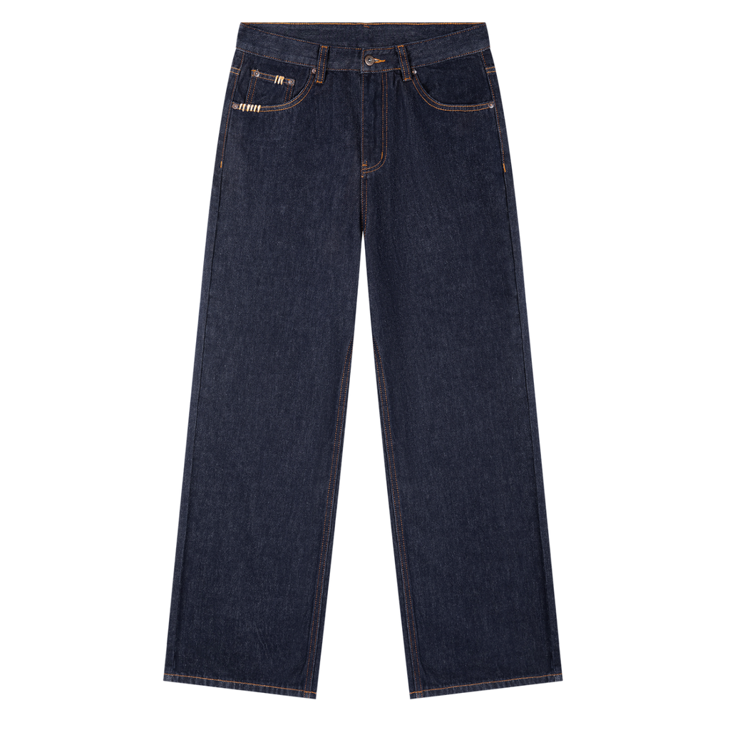 SAMURAI REBELS Heavyweight Straight Leg Denim Jeans