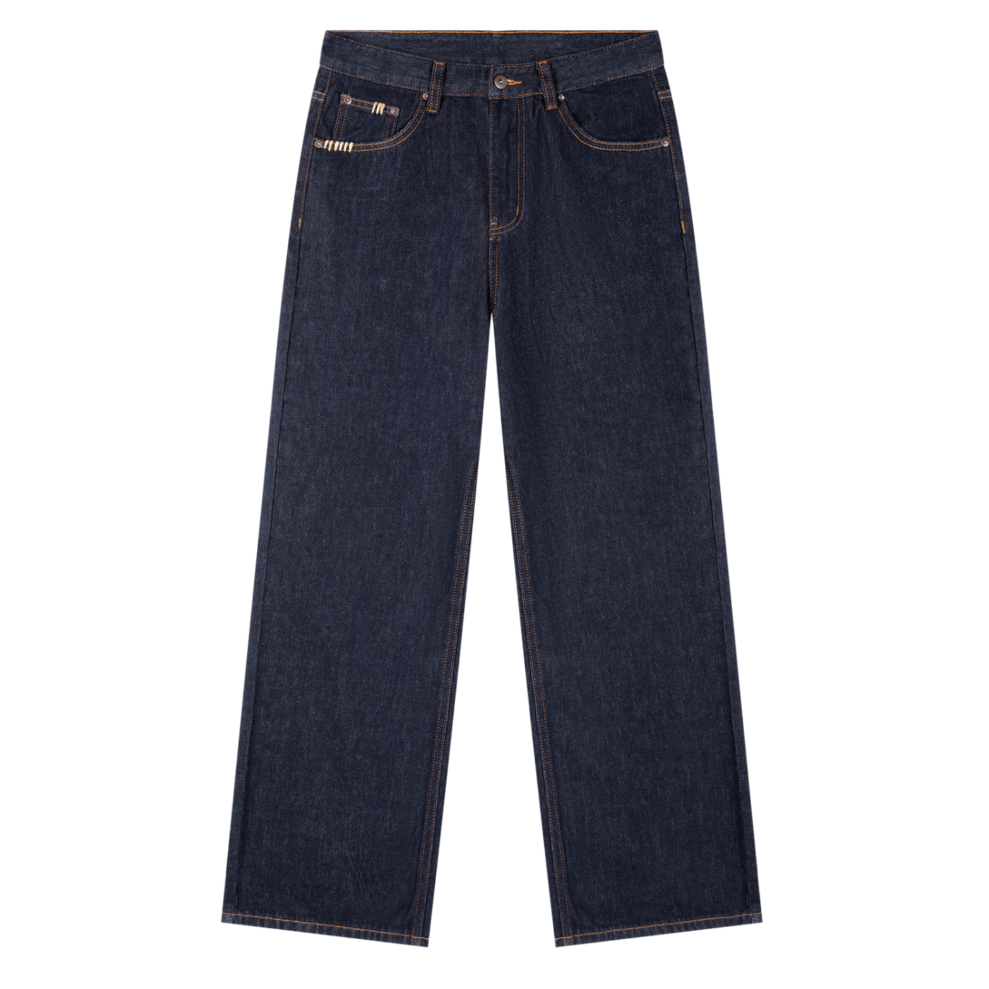SAMURAI REBELS Heavyweight Straight Leg Denim Jeans
