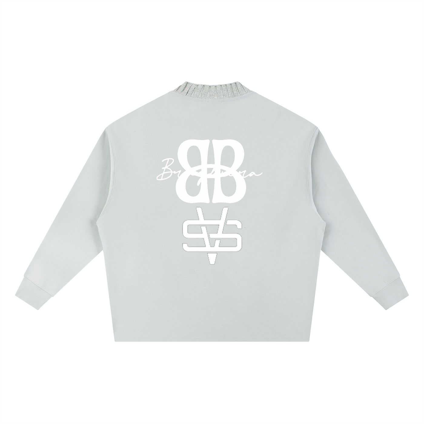 Knitted Round Neck Oversize Sweatshirt