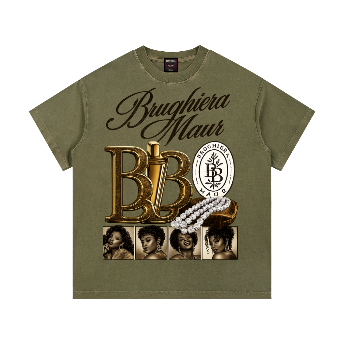 MAUR Vintage Wash Cotton T-Shirt