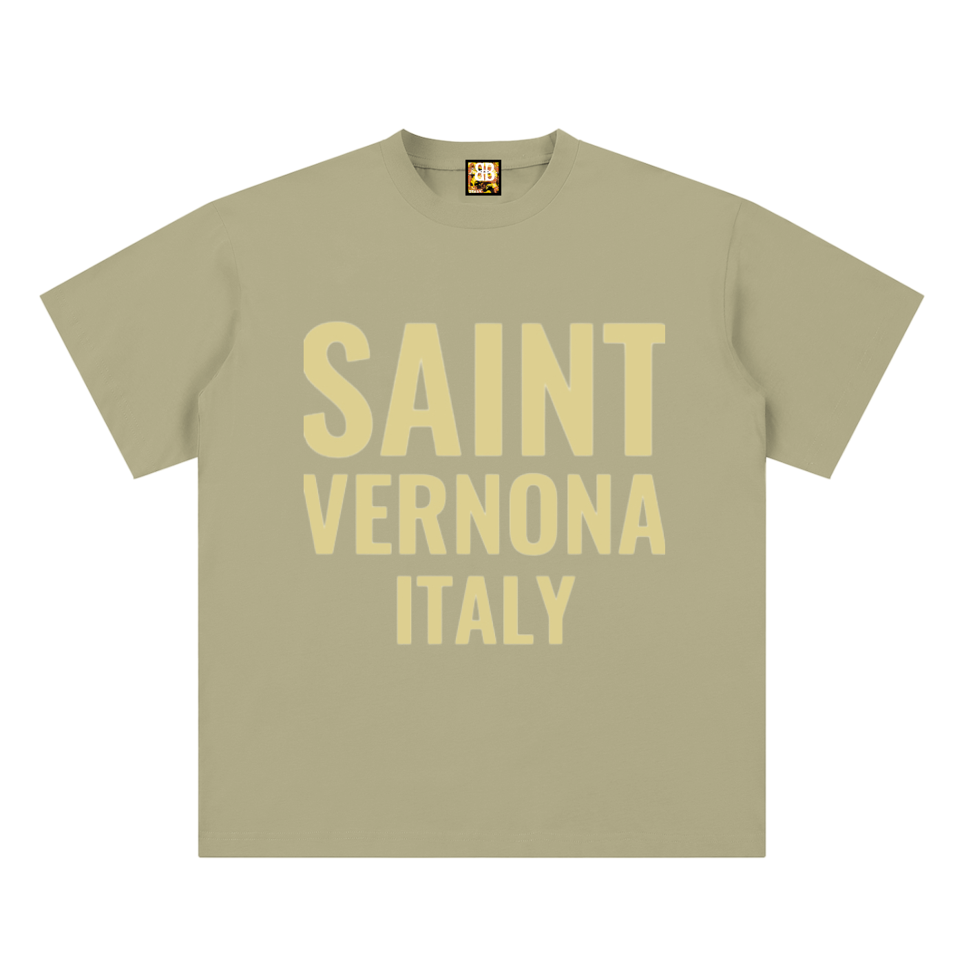 SAINT VERNONA Sueded Cotton T-shirt
