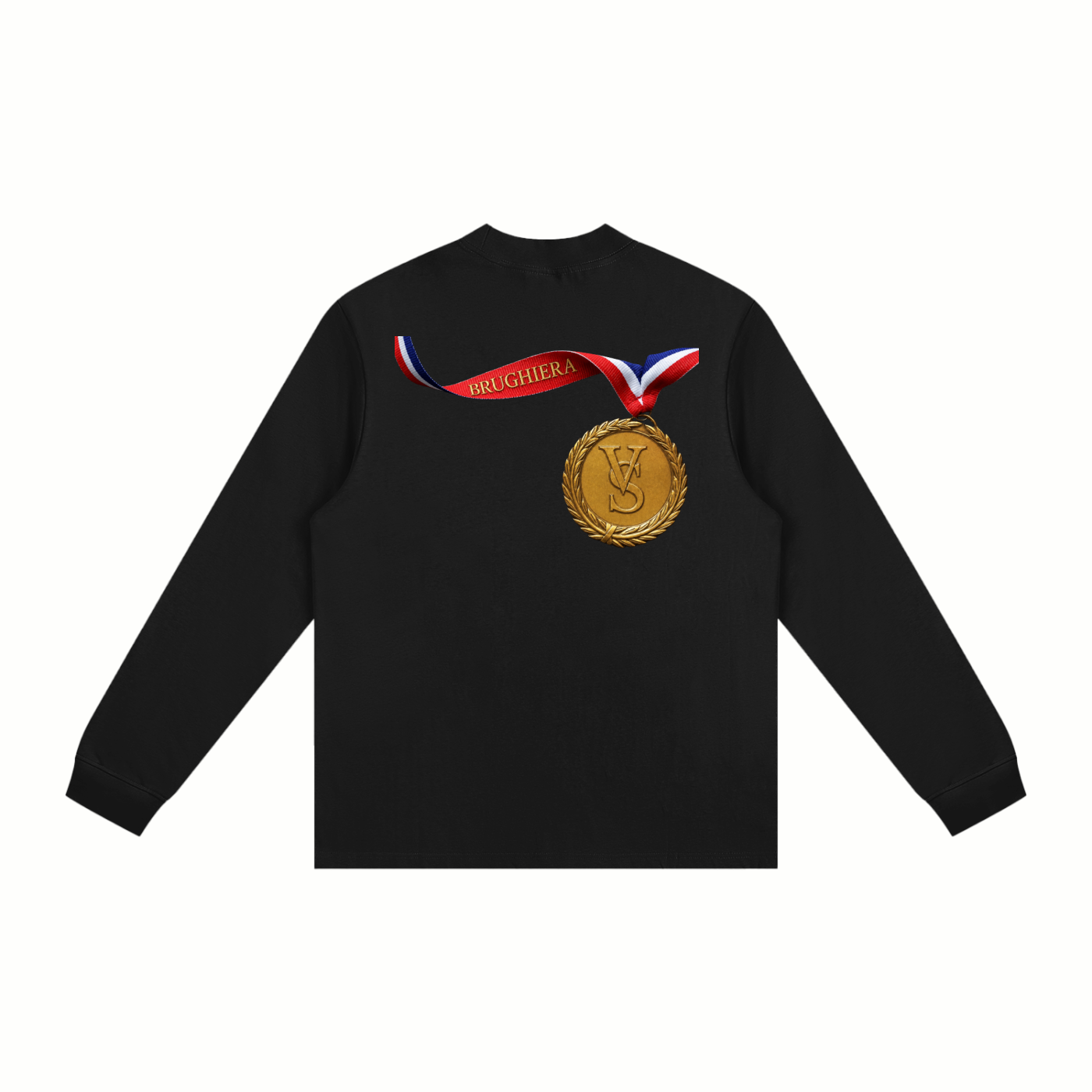 SAINT V MEDAL  Non-Shrink Mock Neck Sweatshirt