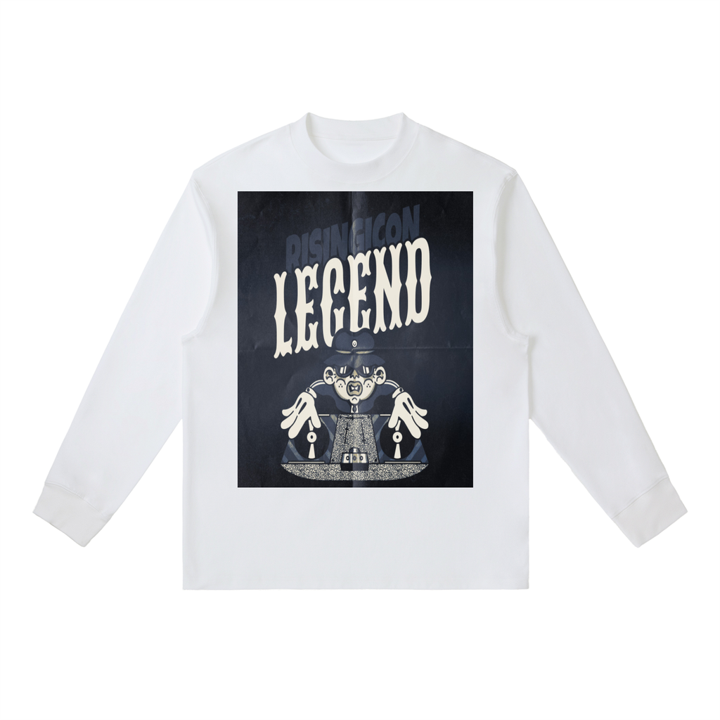 HIP HOP HOMAGE Crewneck Long-Sleeve T-Shirt