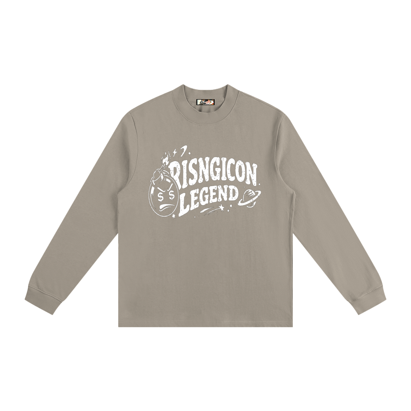 REIGN VISION LOGO Mock Neck Sweatshirt