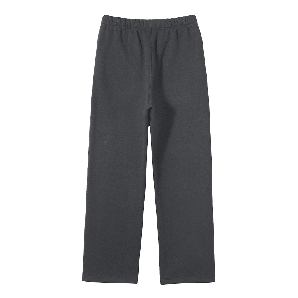 STUDIO Unisex Solid Color Fleece Straight Leg Pants