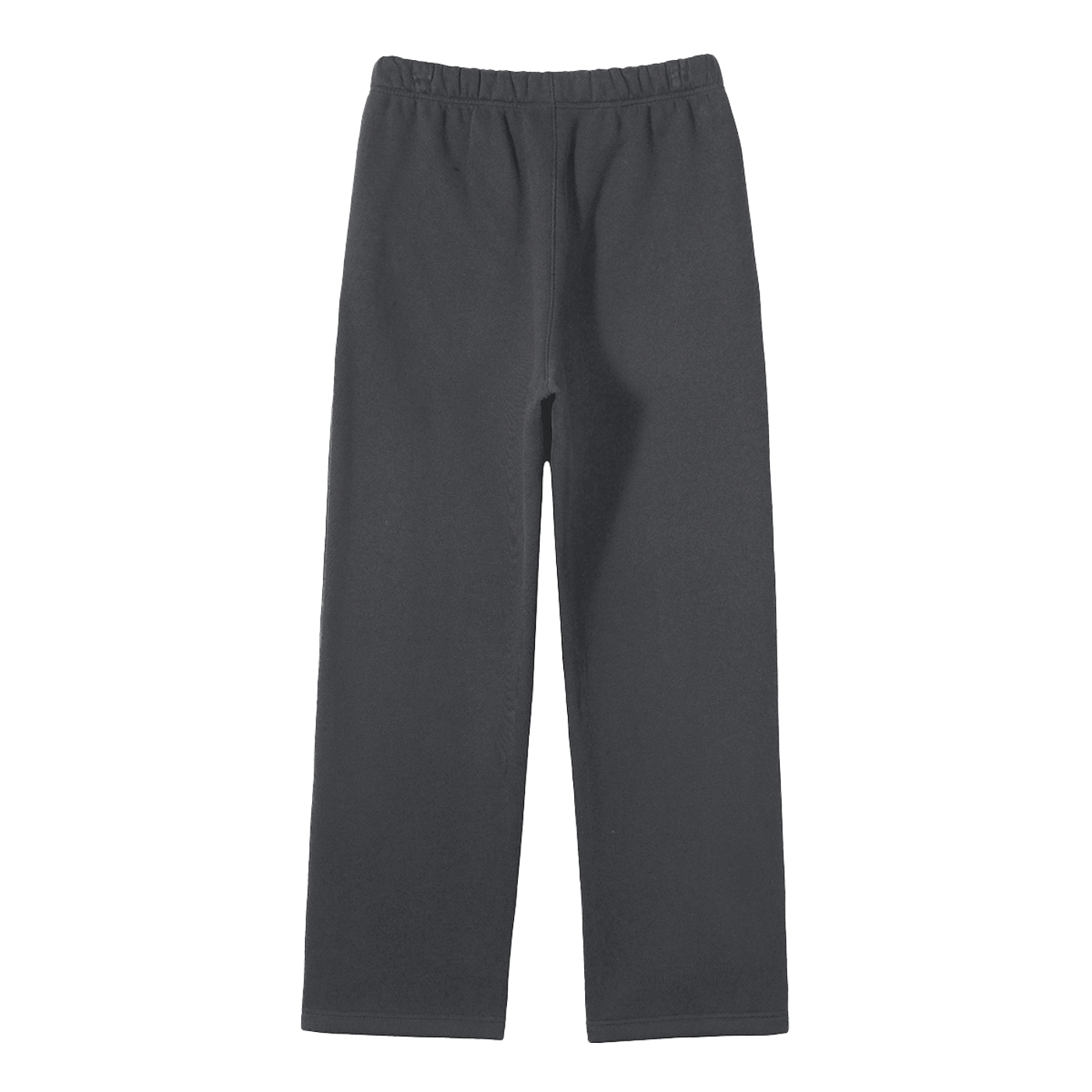 STUDIO Unisex Solid Color Fleece Straight Leg Pants