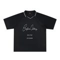 SCRIPTED Striped V-Neck Soccer Jersey