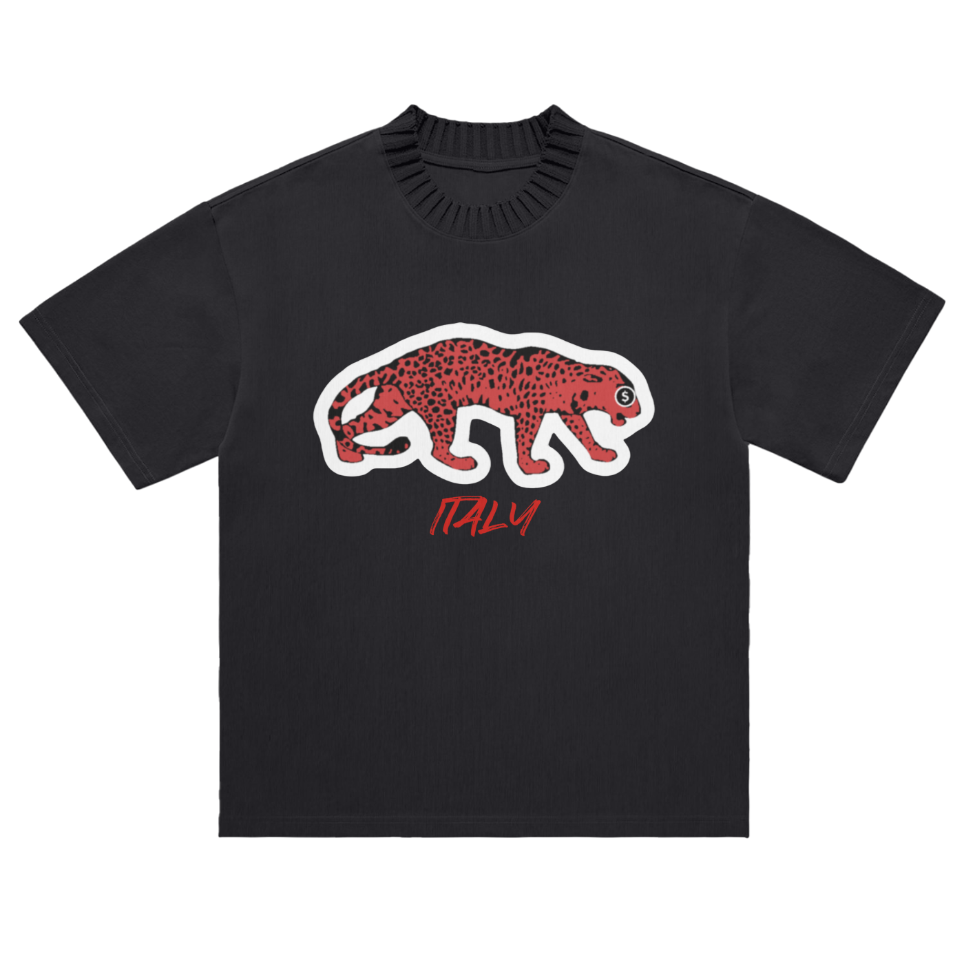 Knitted Round Neck T-Shirt - 305 GSM