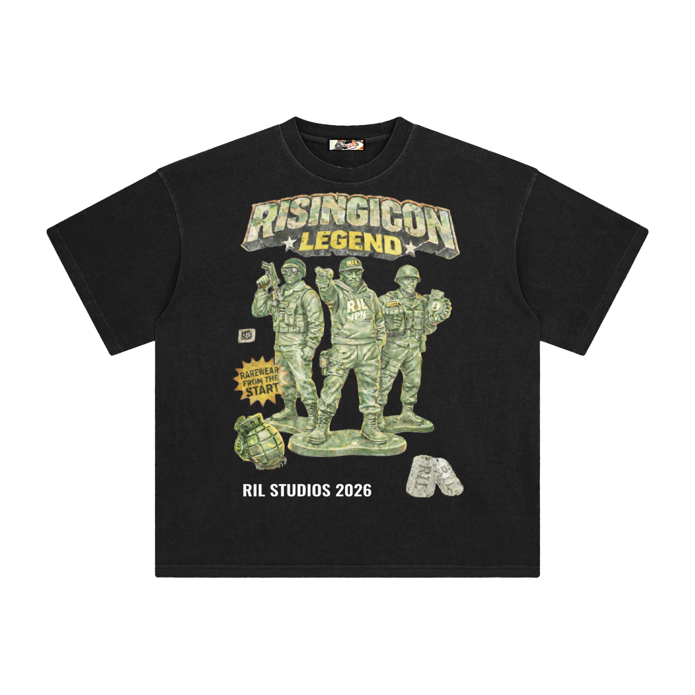 TOY SOLDIERS VINTAGE Enzyme Washed T-Shirt