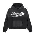Frayed Sunfade Boxy Fleece Hoodie