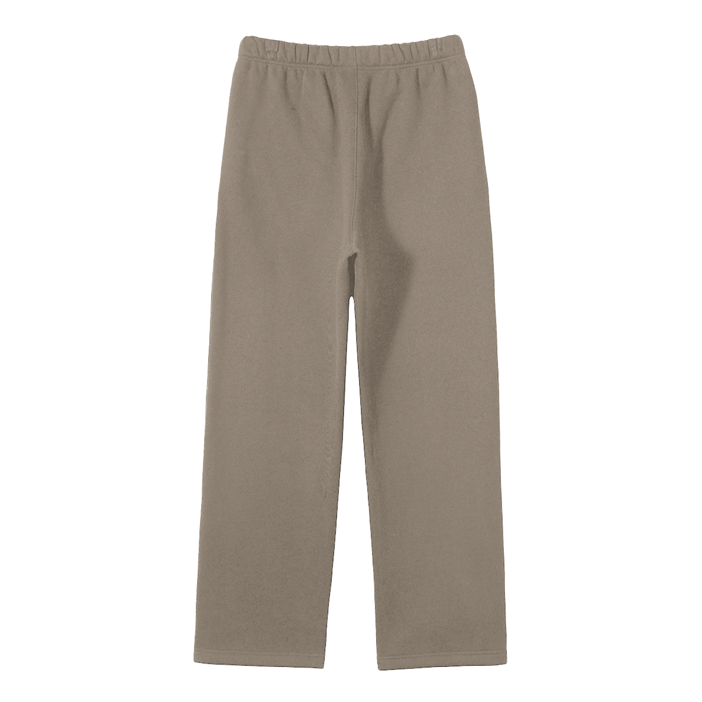 STUDIO Unisex Solid Color Fleece Straight Leg Pants