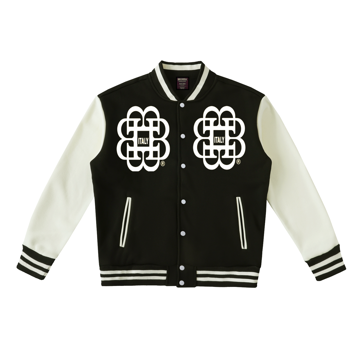 BB Two-Tone Fleeced Varsity Jacket