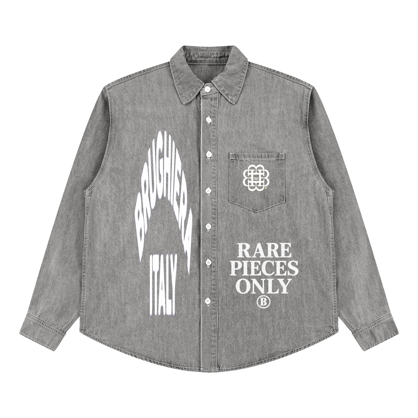 BB Unisex Vintage Wash Denim Shirt