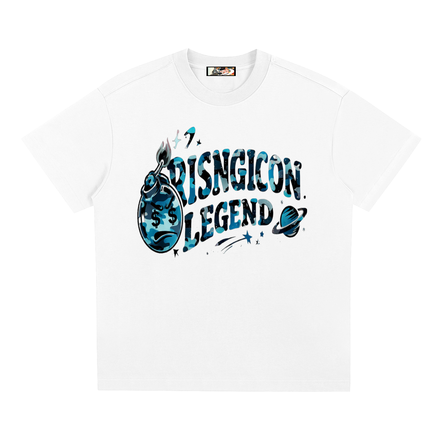 BLUE CAMO REIGN VISION ALTERNATIVE LOGO