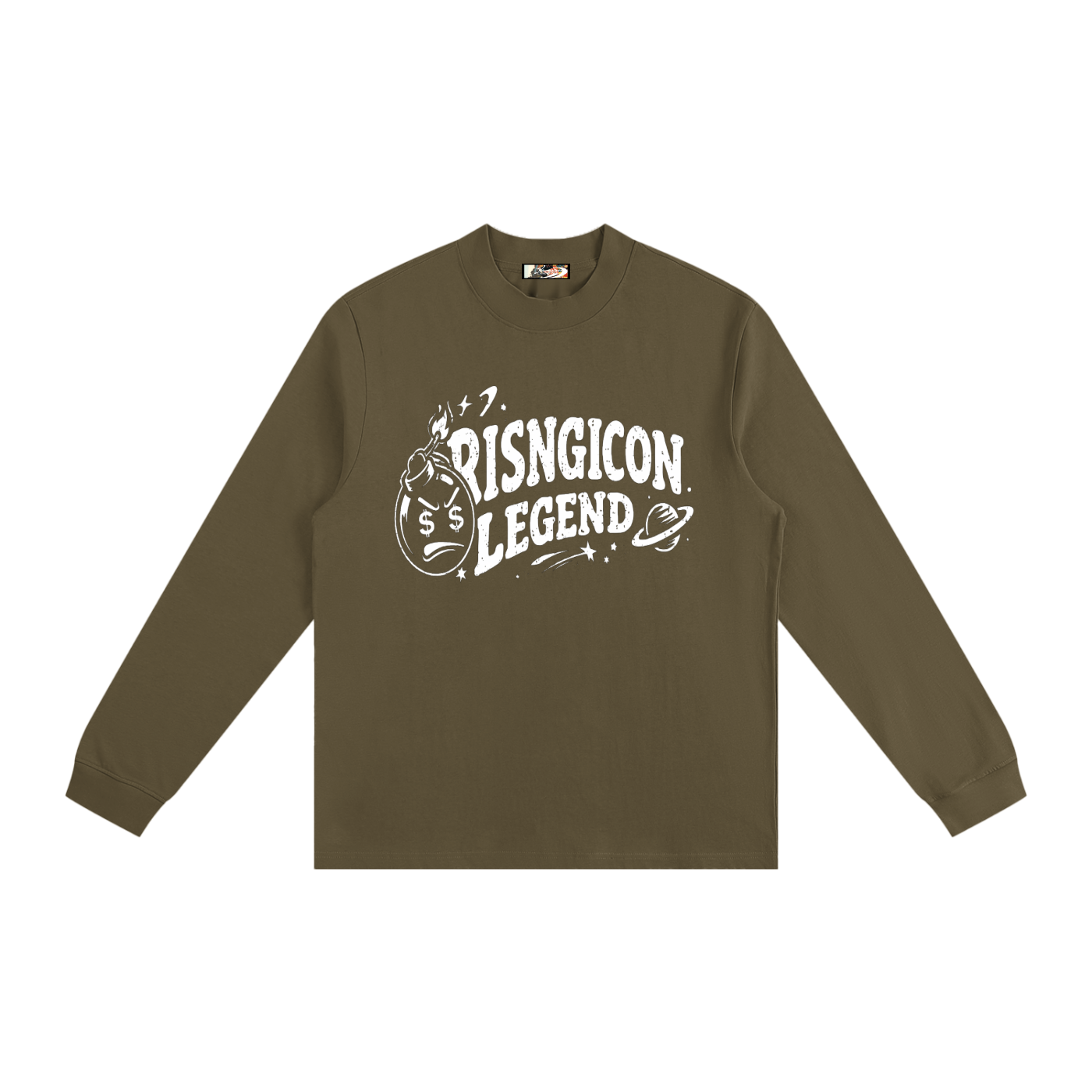 REIGN VISION LOGO Mock Neck Sweatshirt