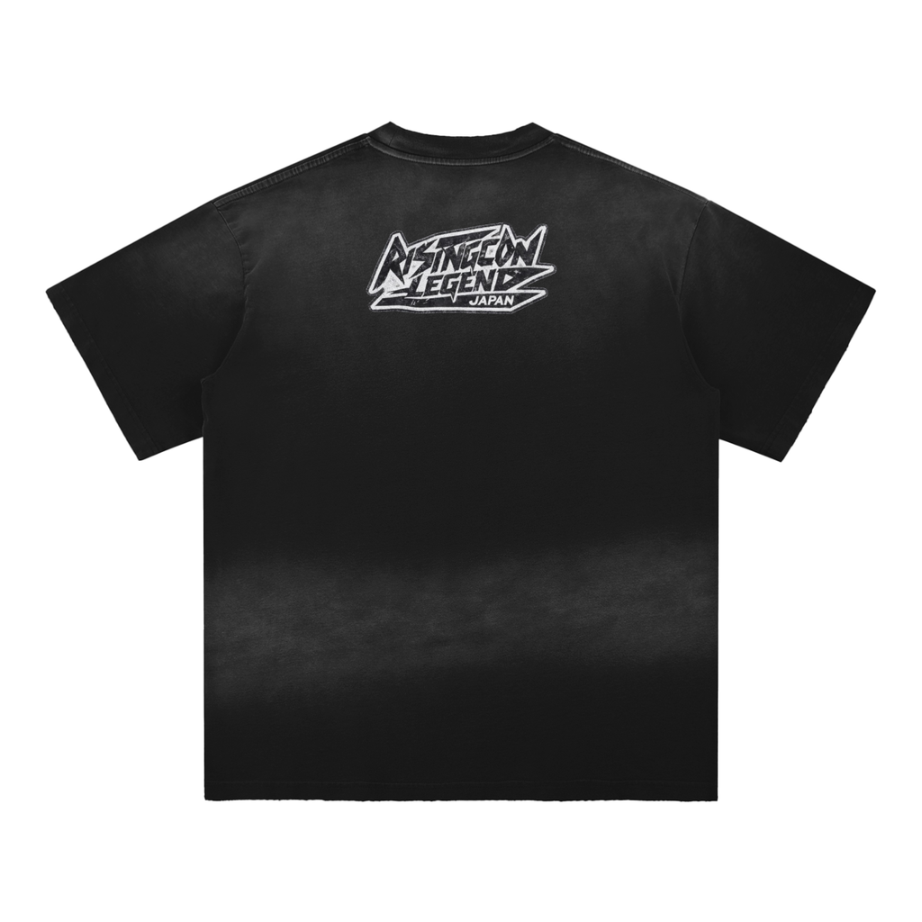 MOTOR CLUB Sun Fade Hand-Frayed Cotton
