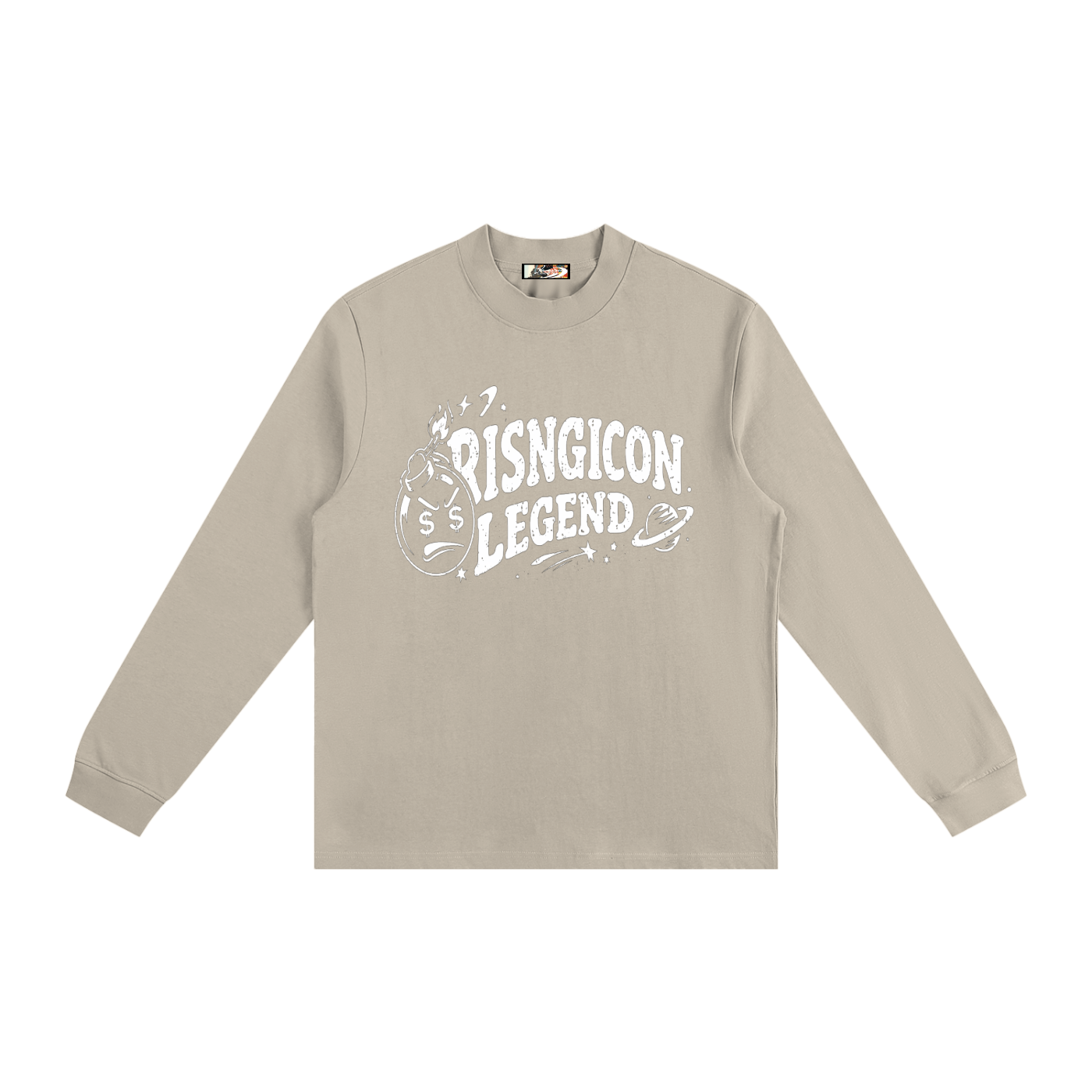 REIGN VISION LOGO Mock Neck Sweatshirt