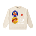 PREMIUM OCTANE Patch Pocket Crewneck Sweatshirt
