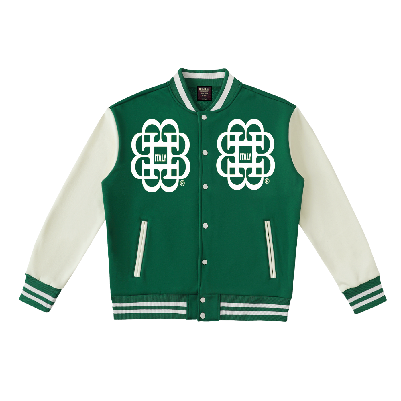 BB Two-Tone Fleeced Varsity Jacket