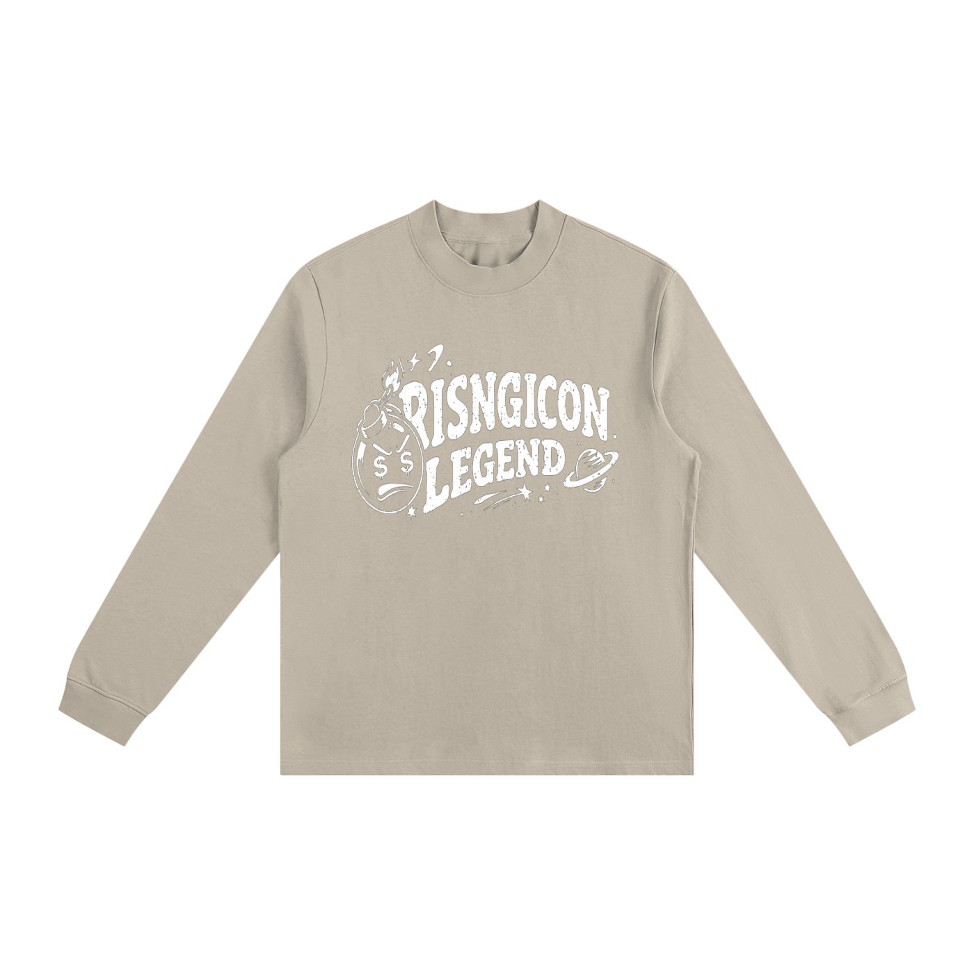 REIGN VISION LOGO Mock Neck Sweatshirt