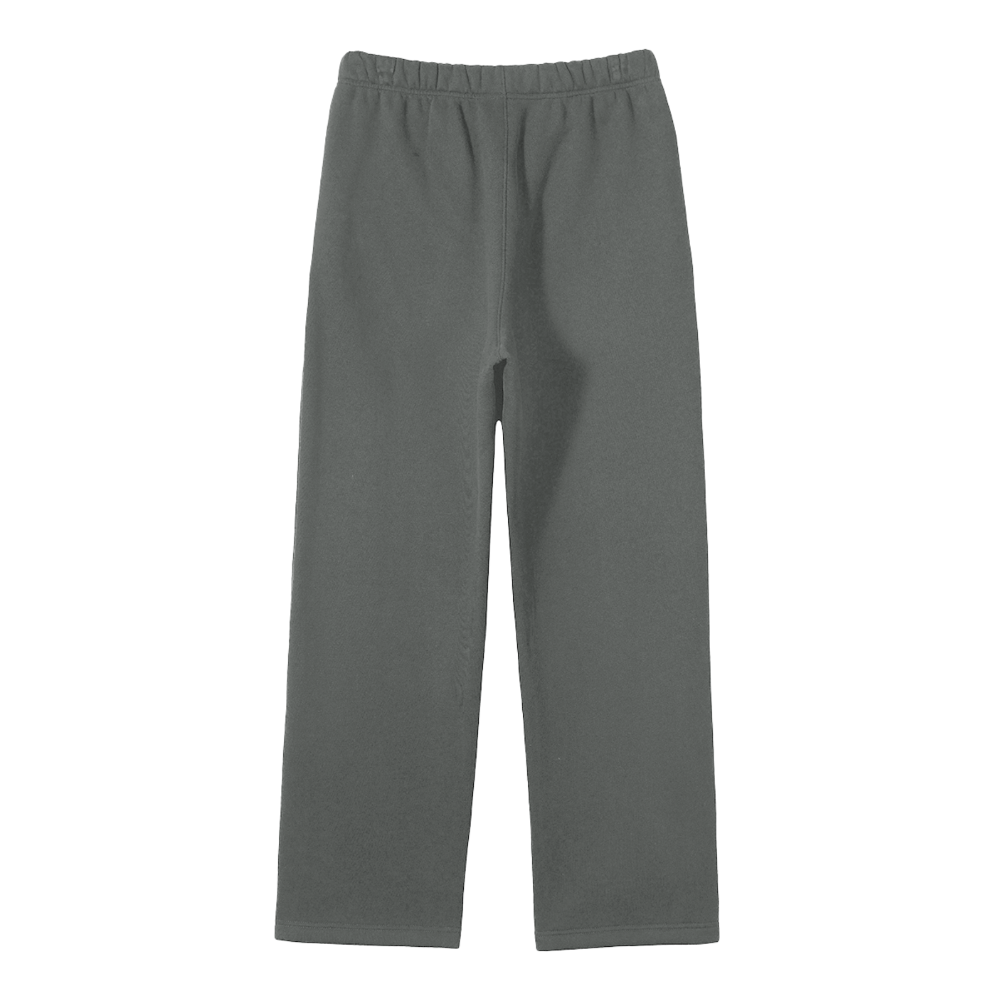 STUDIO Unisex Solid Color Fleece Straight Leg Pants