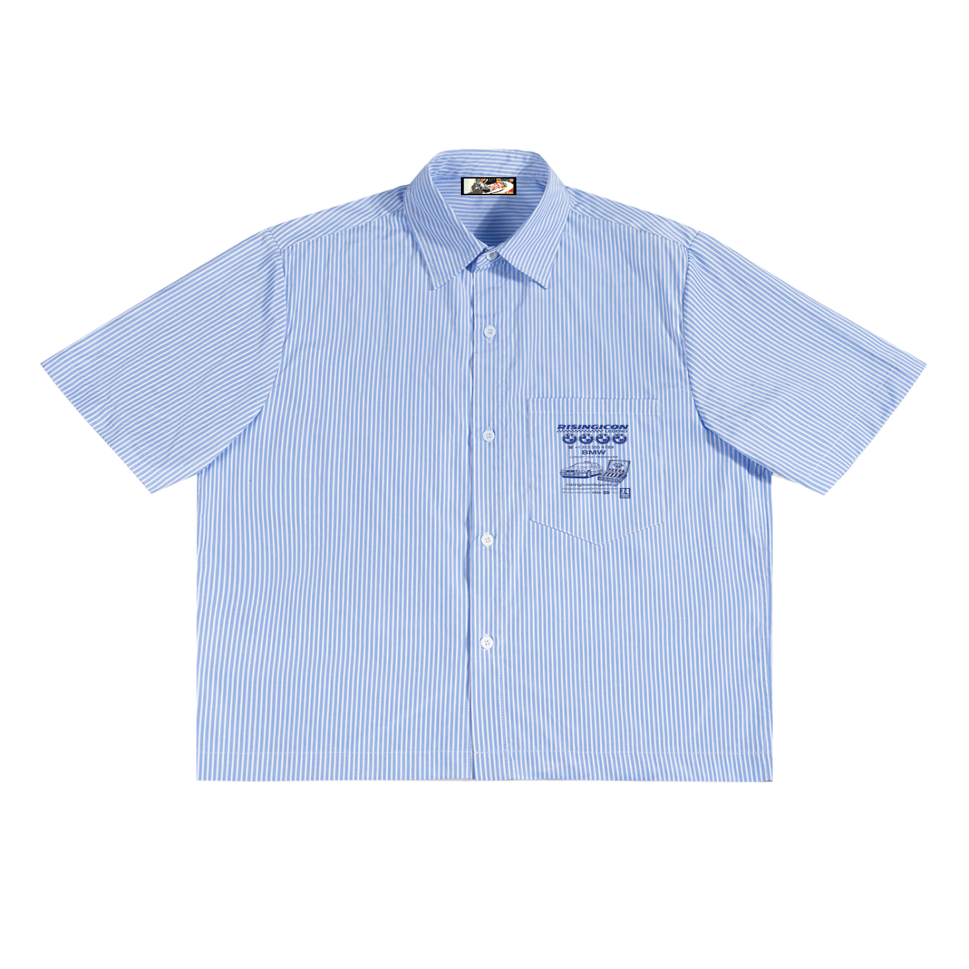 BMW CAB Oversized Vertical Stripe Boxy Shirt