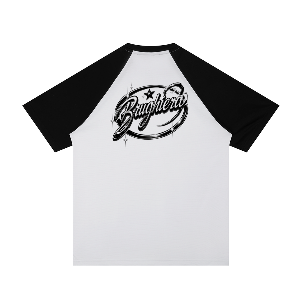 Y2K vibes Raglan Sleeve Mesh T-Shirt