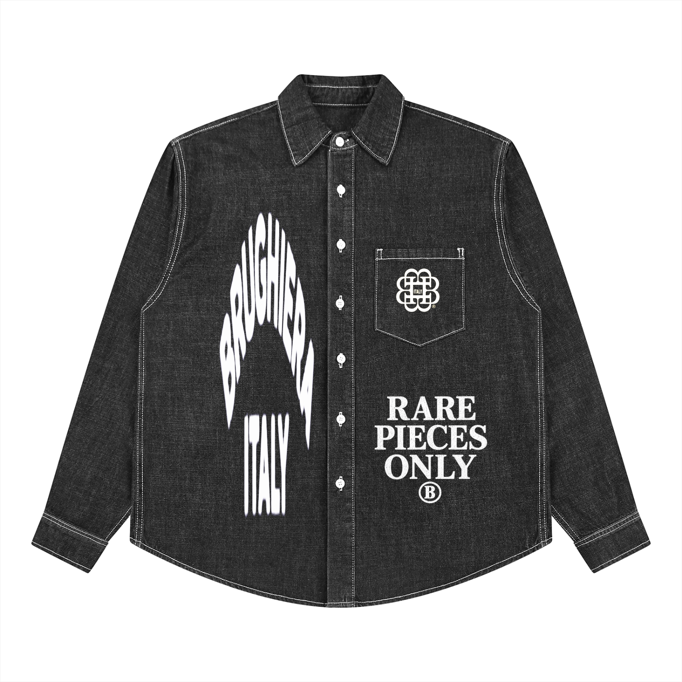 BB Unisex Vintage Wash Denim Shirt