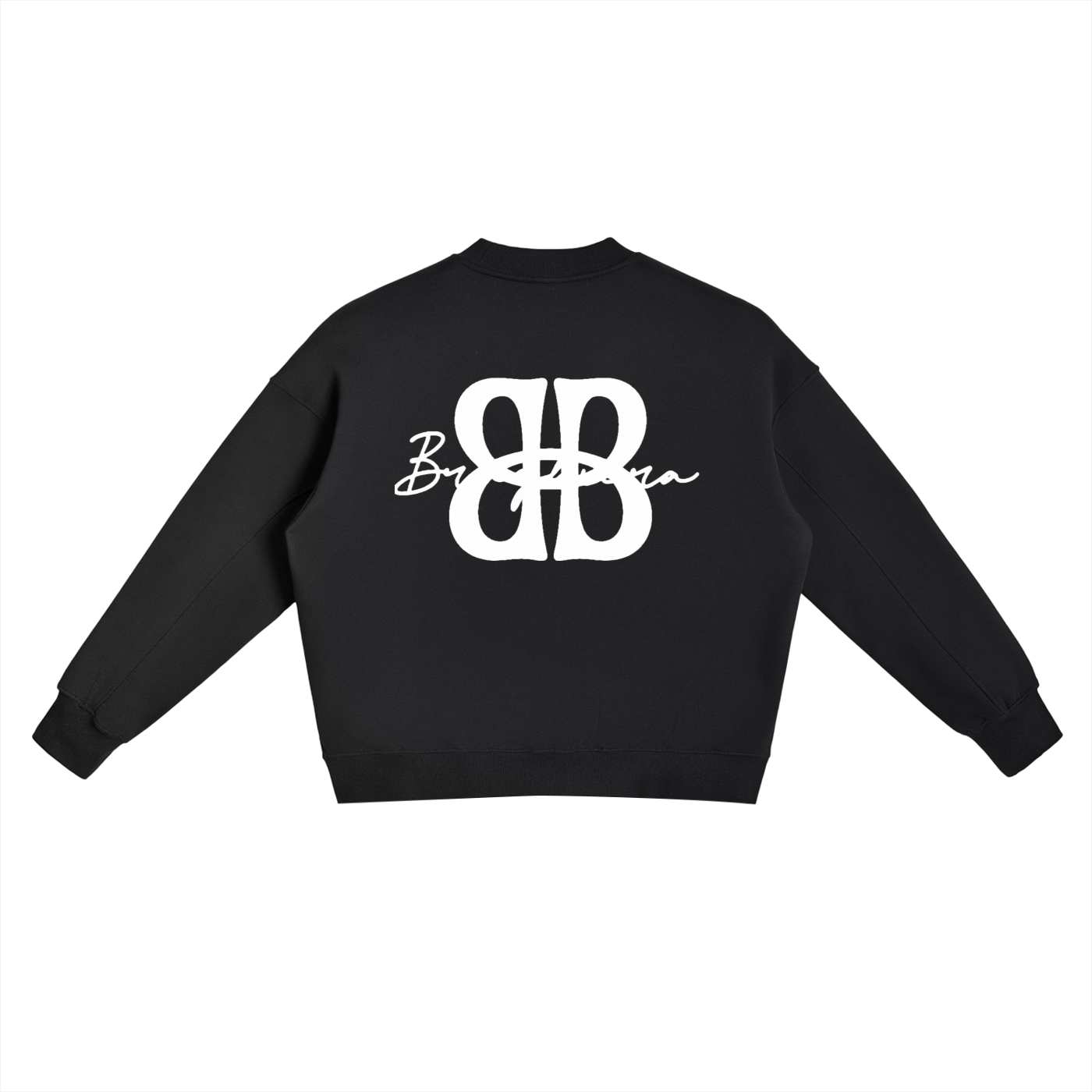 RUNNING COUGAR LOGO Fleece Side Slit Crewneck Sweatshirt
