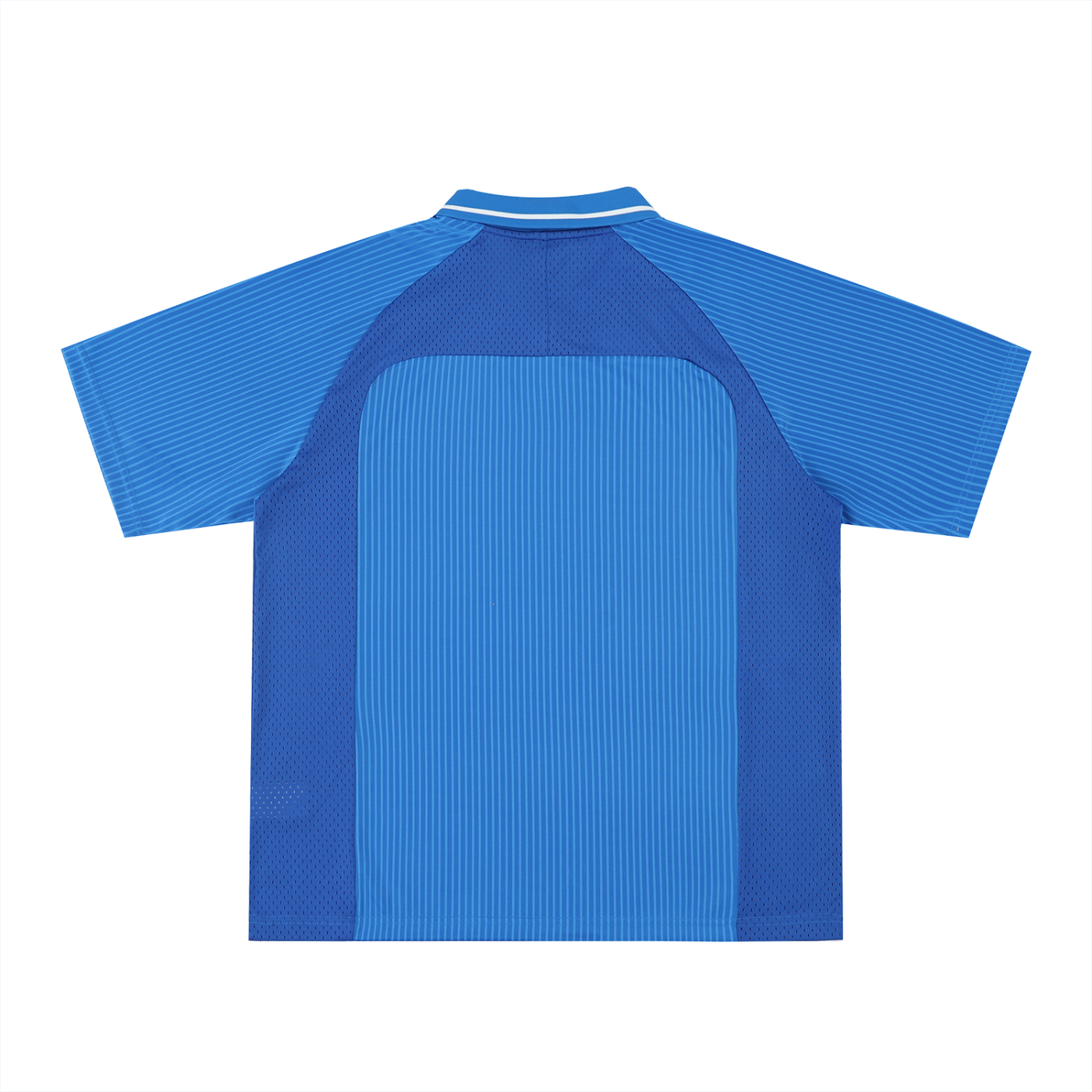 SCRIPTED Striped V-Neck Soccer Jersey