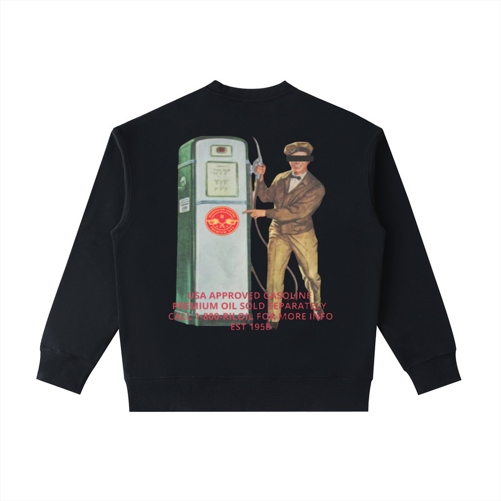 PREMIUM OCTANE Patch Pocket Crewneck Sweatshirt