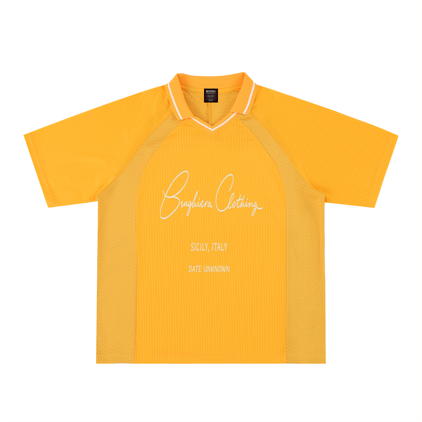 SCRIPTED Striped V-Neck Soccer Jersey