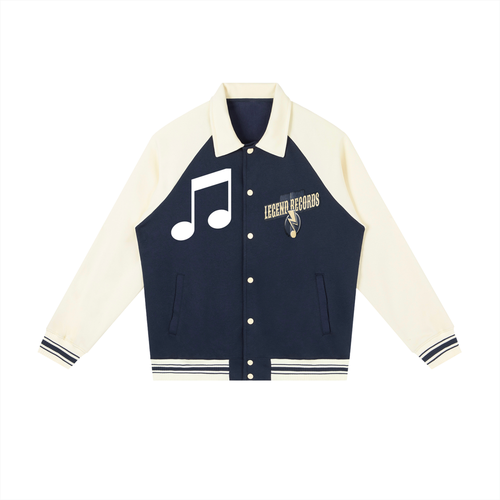 HIP HOP HOMAGE Raglan Sleeve Baseball Jacket