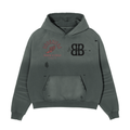 Track x Field Frayed Sunfade Boxy Fleece Hoodie