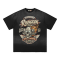 MOTOR CLUB Sun Fade Hand-Frayed Cotton
