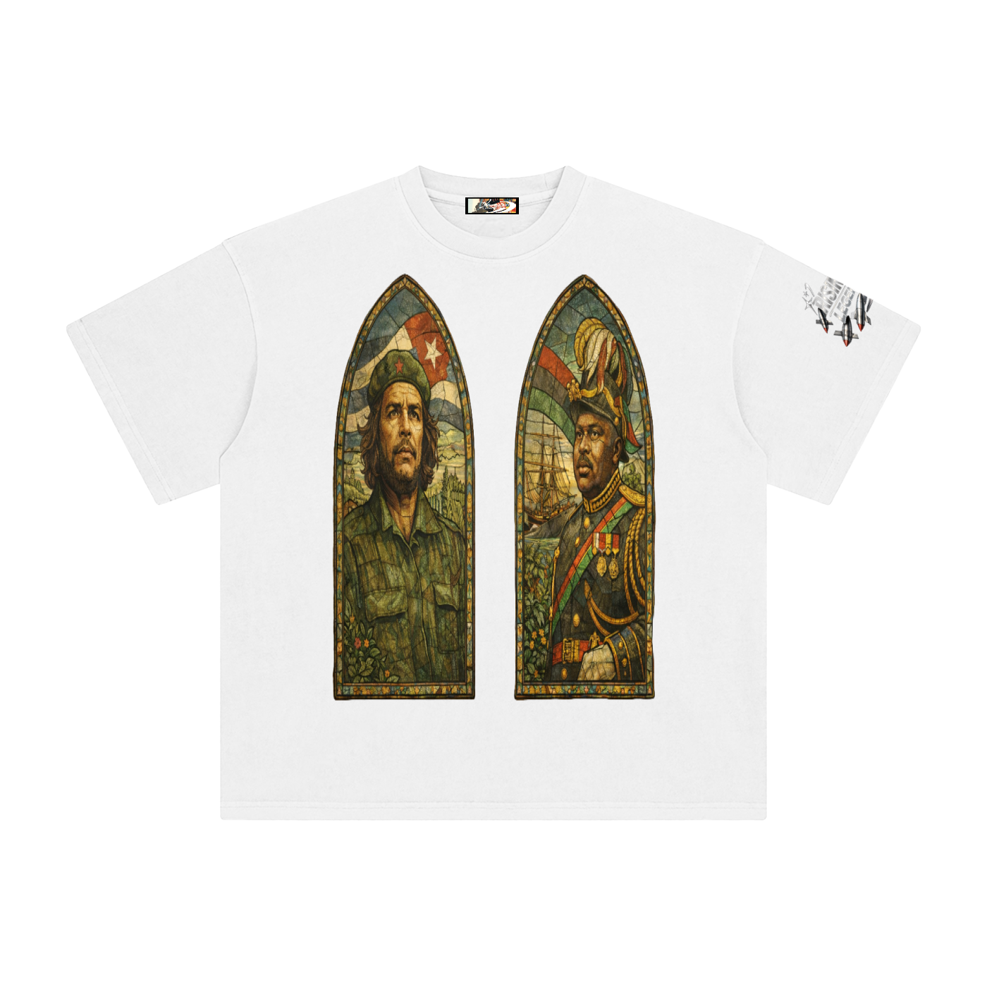 CARIBBEAN REVOLUTION Enzyme Washed T-Shirt